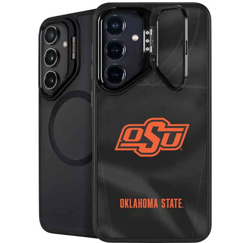 Oklahoma State University Black Jersey Galaxy S24 Plus Kickstand Case